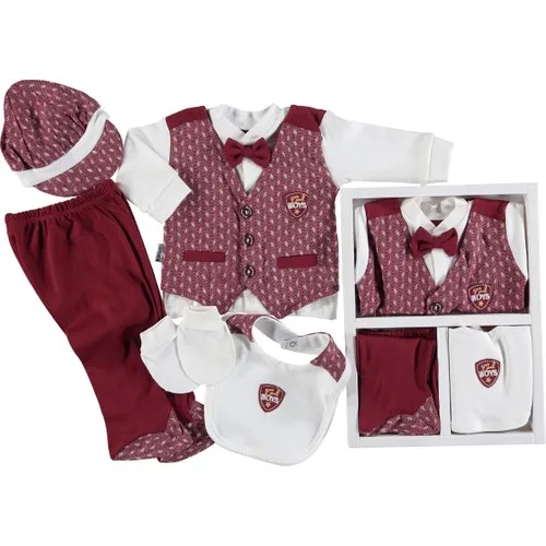 Miniworld 14404 Male Baby Hospital Output 5'li The Zibin Set Burgundy