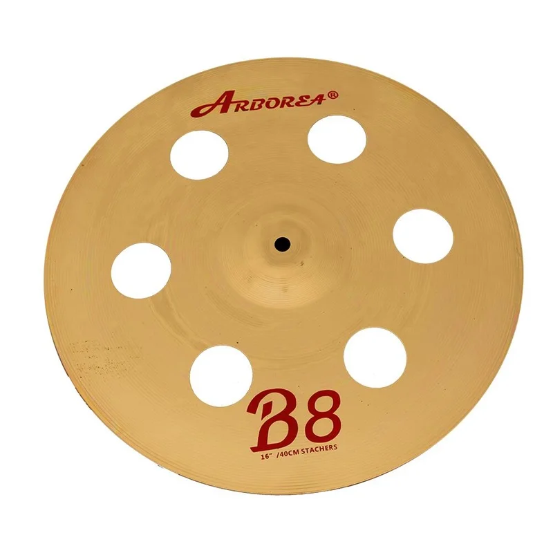 

Arborea Red B8 Cymbals 16" Ozone Cymbal Special Ozone Effect Cymbal For Drum Practice