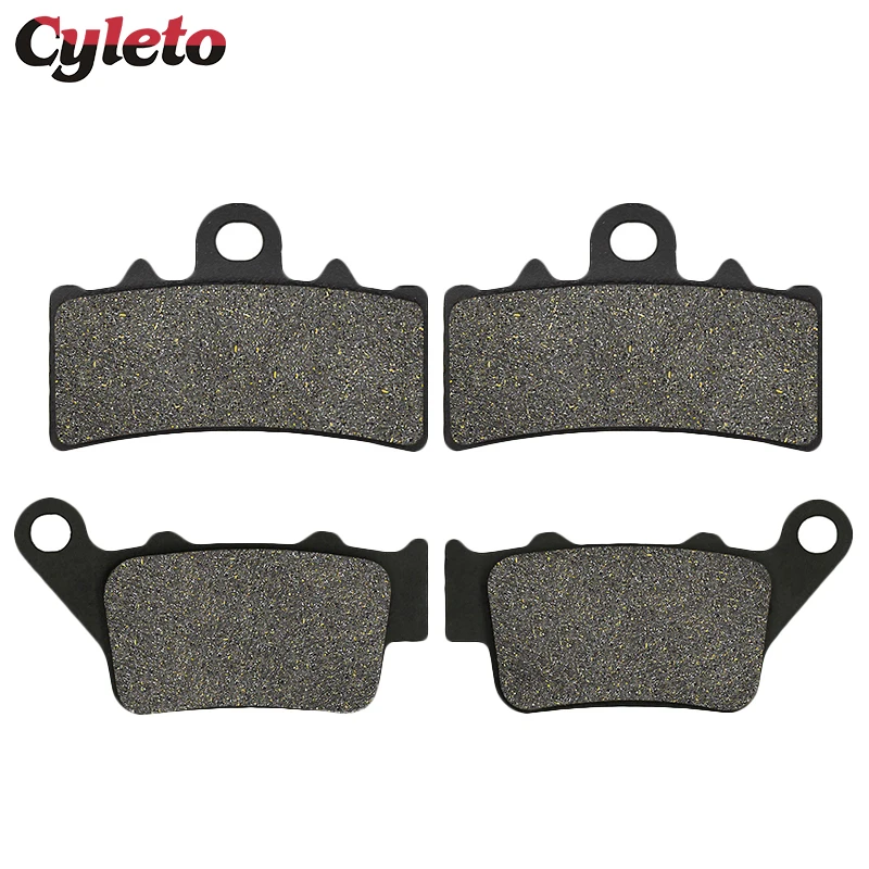 Cyleto Motorcycle Front and Rear Brake Pads for Duke 125 200 250 390 4T RC125 RC200 RC250 C390 RC 125 200 250 390 2011-2020