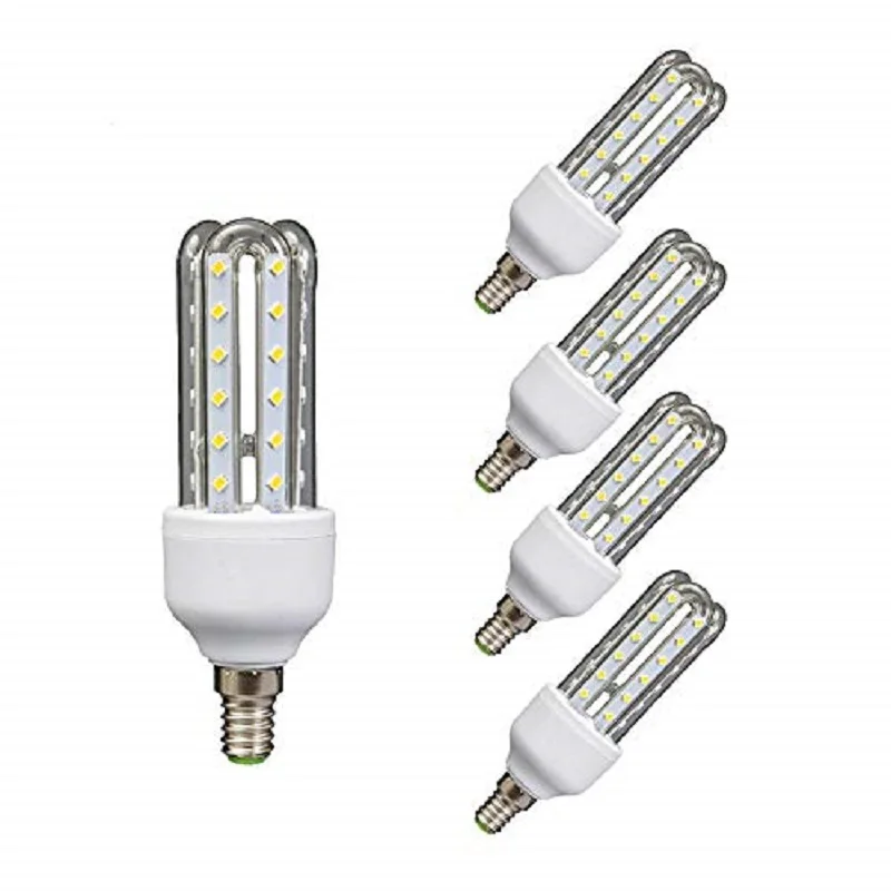 Lámpara Bombilla Led 3U Tubo E14 6400 K Luz Fría 7 W