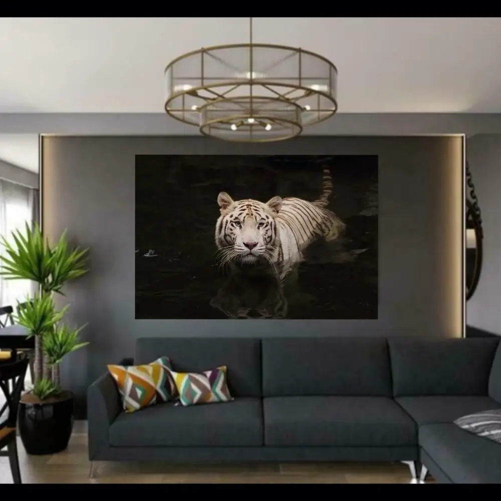 

Tiger PRESTIJHOME Artistic Painting,Unique Beauty,high quality,Themed Decorative Canvas,Exotic, İnteresting,Fast Delivery