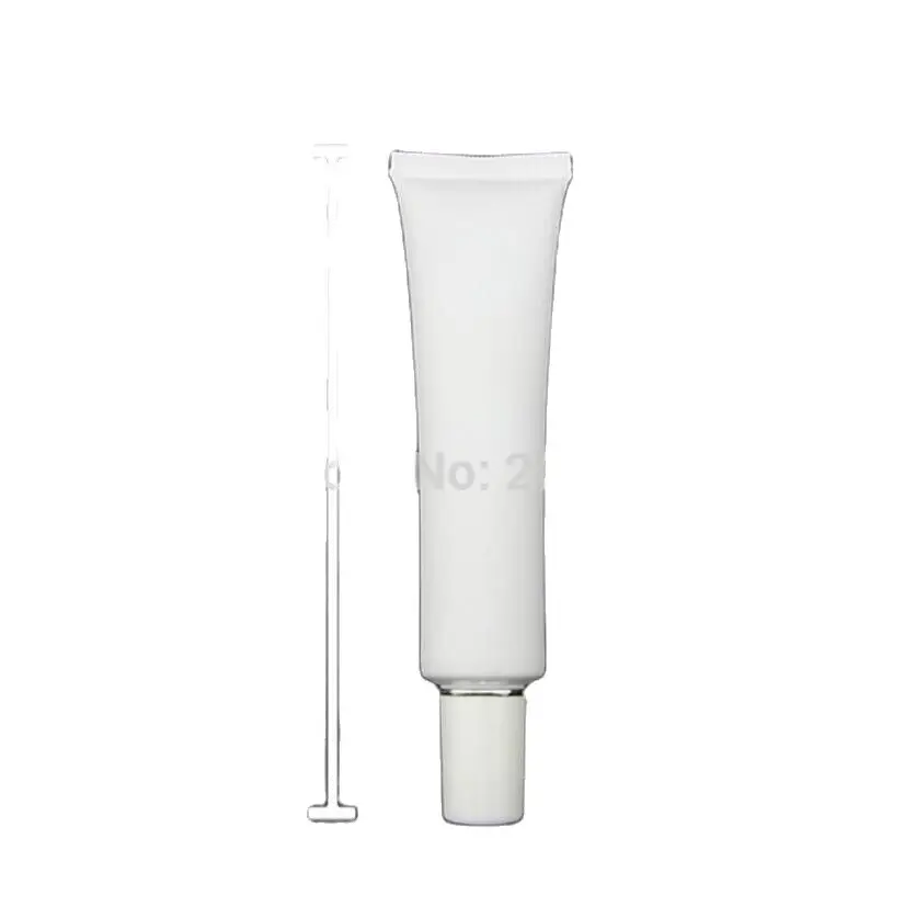 

40ml white soft tube or mildy wash tube or butter or handcream tube with white silver line lid