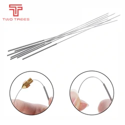 10PCS 3D Printer Stainless Steel Nozzle Cleaning Needle Drill Bit 0.4mm Accessories Reprap Ultimake for CR10 CR10S Ender 3 Bluer
