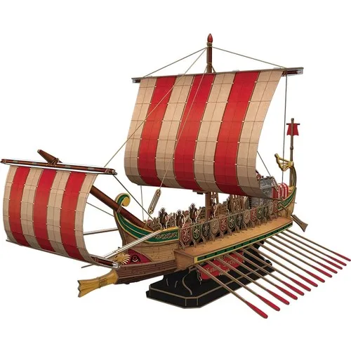 Cubic Fun 218 Piece Jigsaw Puzzle Antique Roman Warship