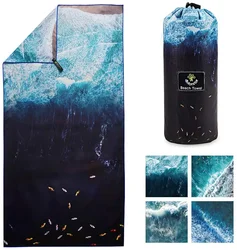 Microfiber Beach Towel Quick Dry,Super Absorbent Lightweight and Fast-dry for Swimmers, Sand Free Beach Towels for Pool