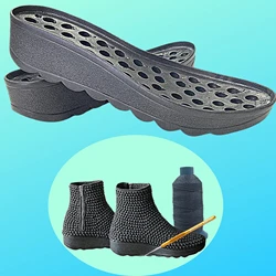 Ipekbazaar Lightweight & Quality Polyurethane Black Knitted Shoes Sole For Hobby Hand Knitted Shoes Making TbnB66