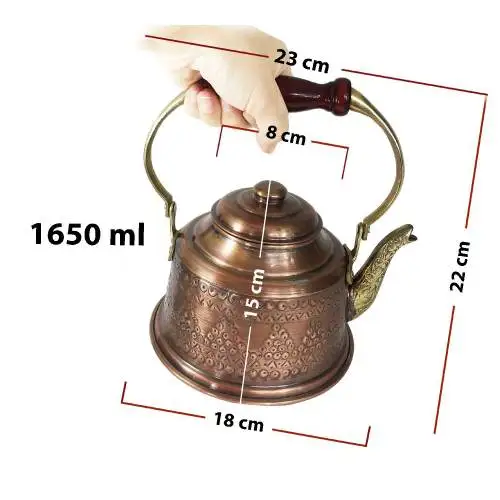 Traditional Turkish Arab Persian Handmade Teapot Teapot Anatole Maras Stapler Handwork Copper Teapot teapot broach blooming tea tea gift blooming tea  portable tea cup with strainer sake tibetan tea pot чай gl