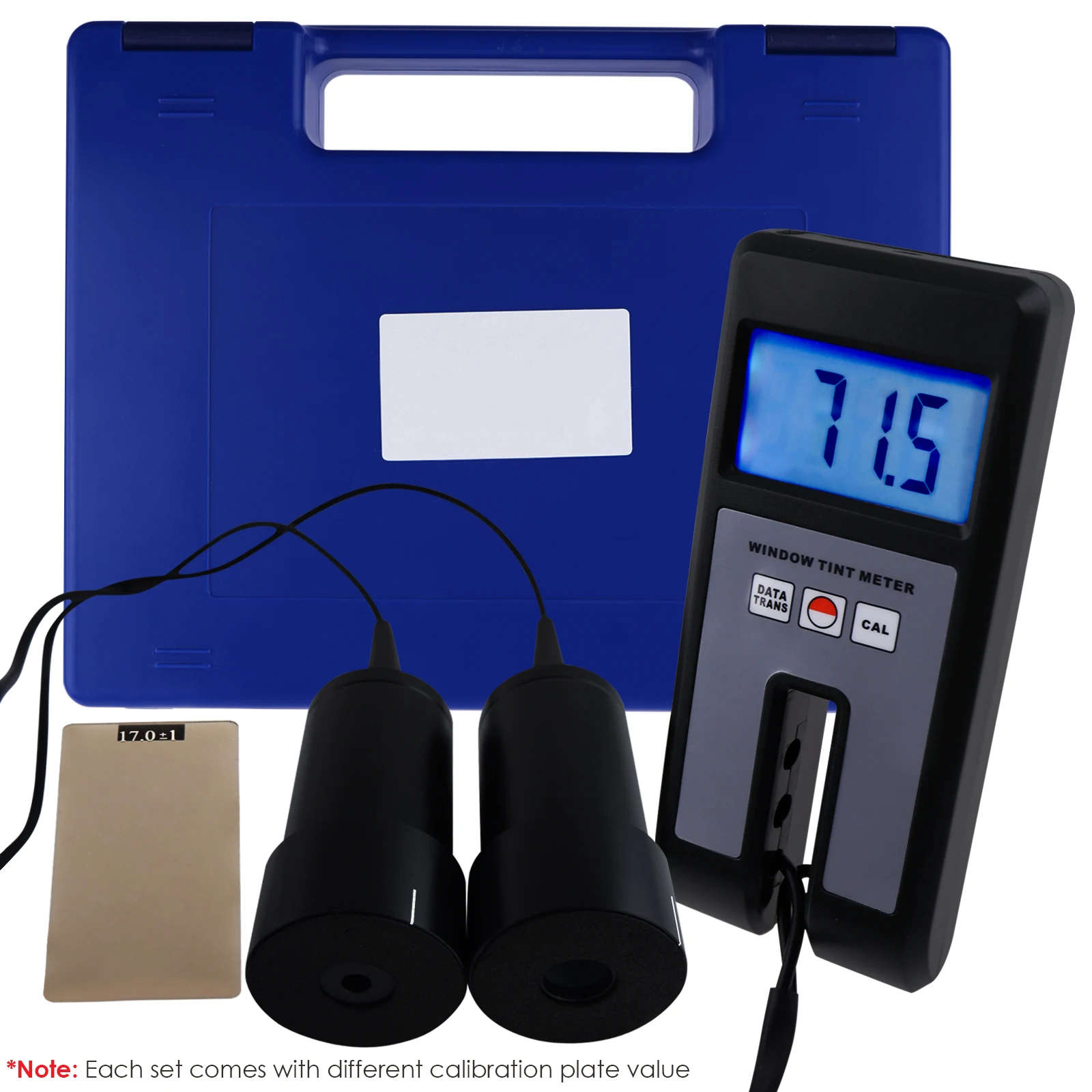 Digital VLT Meter Handheld Window Tint Meter 0.0%-100% Transmission Meter Glass Solar Film PC Acrylic Optical High Precision