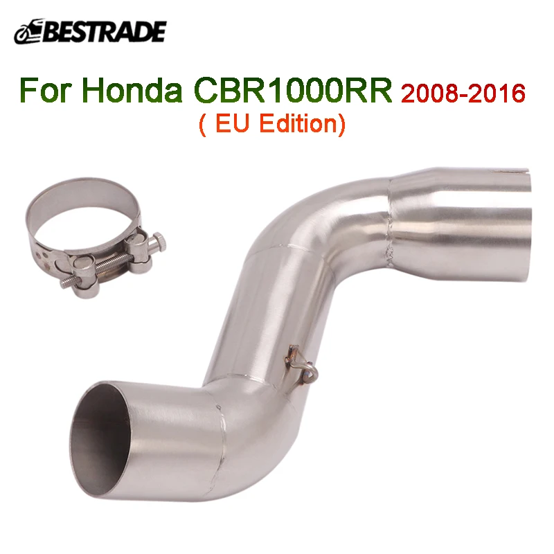 

Mid Pipe For Honda CBR1000RR 2008-2016 Motorcycle Exhaust Connecting Pipe Middle Link Tube Stainless Steel Escape