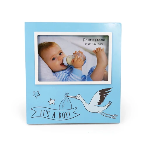 Lot of 20 stork photo portfolios Its a Boy-details and gifts for weddings, baptisms, communions, birthdays and parties.