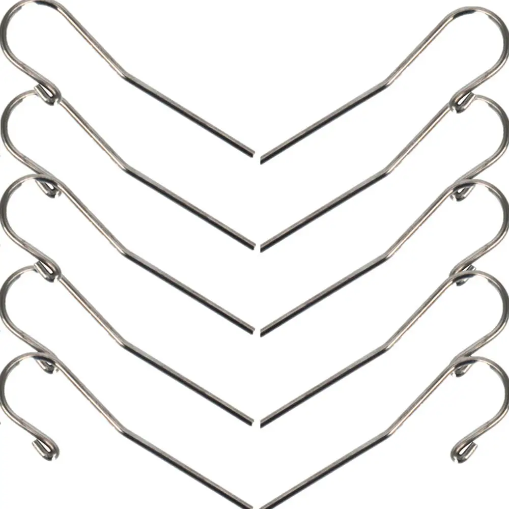 

10Pcs Dental Lip Hooks for Apex Locator, Stainless Steel Tester Endo Instrument Tools Used for Dental Clinic, Lab Equipment