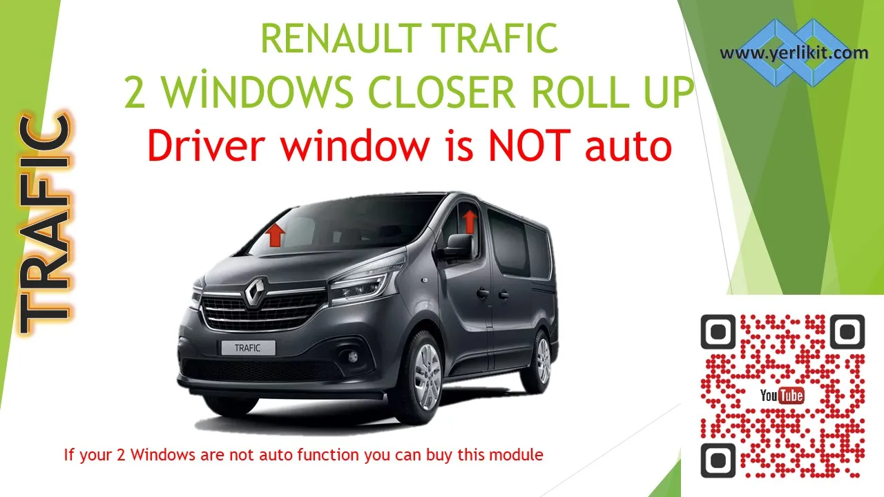 REANULT TRAFFic 2 WİNDOWS CLOSER MODULE wİNDOWS ARE NOT AUTO (cation)