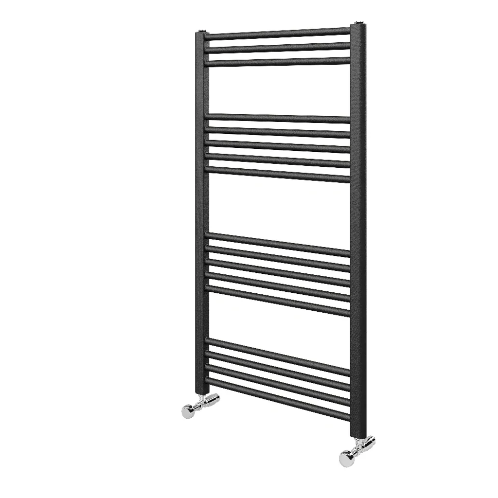 Duffmart Rainbow 6/7 Anthracite Flat Heated Towel Rails Radiator