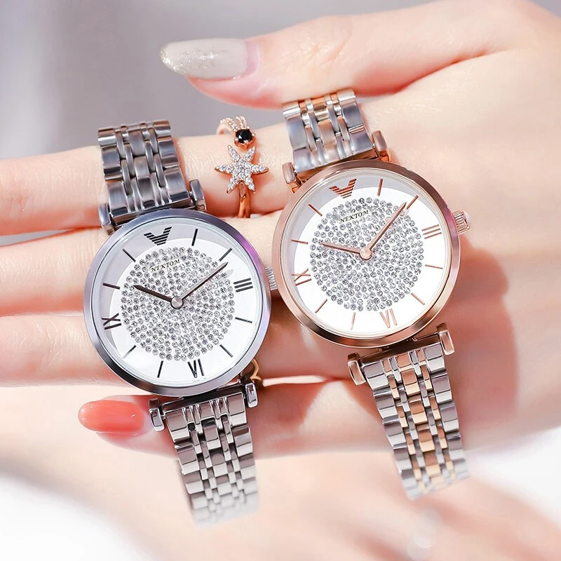 NEKTOM Watch 2020 Top Brand Luxury Quartz Starry Sky Lady Wrist Women's Watches Quartz Watches Women Fashion Watch Waterproof