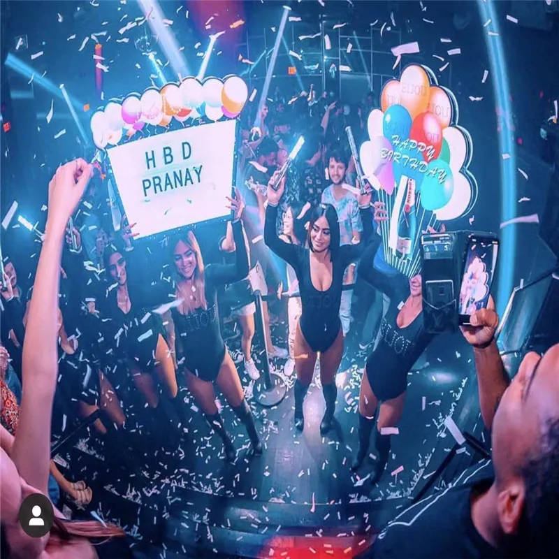 LED butelka do szampana prezenter do salonu