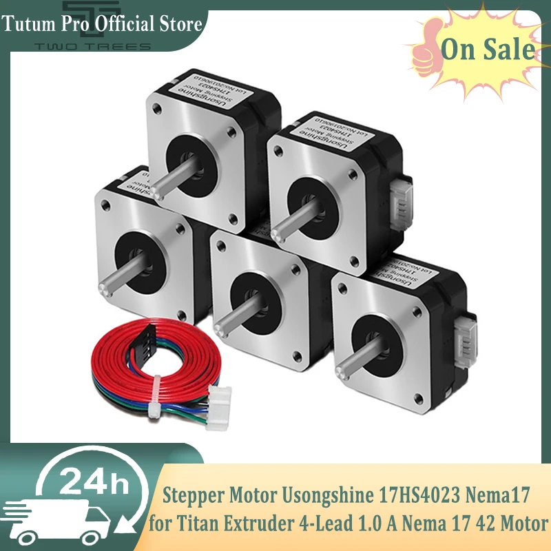 

Stepper Motor Usongshine 17HS4023 Nema17 for Titan Extruder 4-Lead 1.0 A Nema 17 42 Motor For CNC 3D Printer Parts