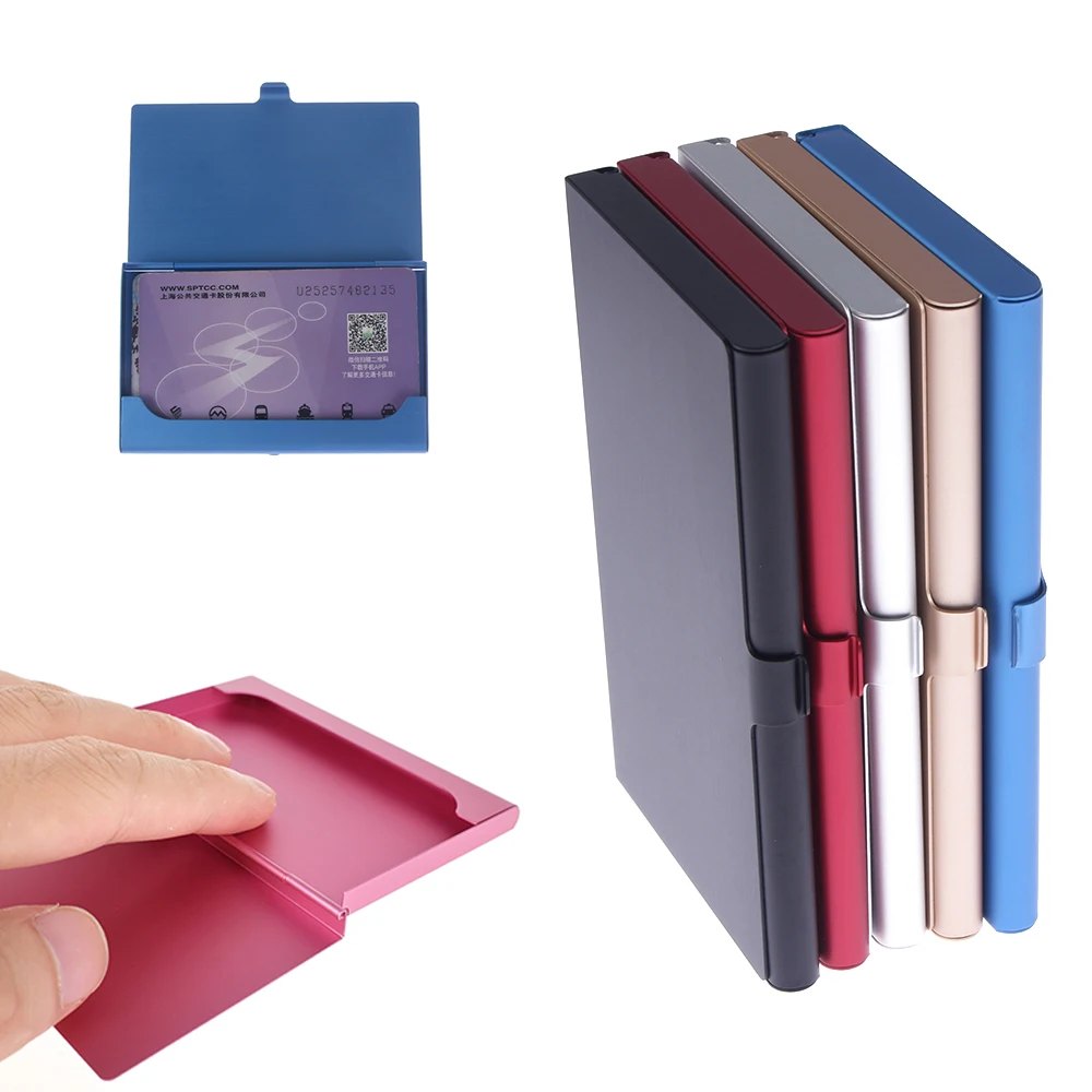 Creative Aluminum Business Card Case Holder