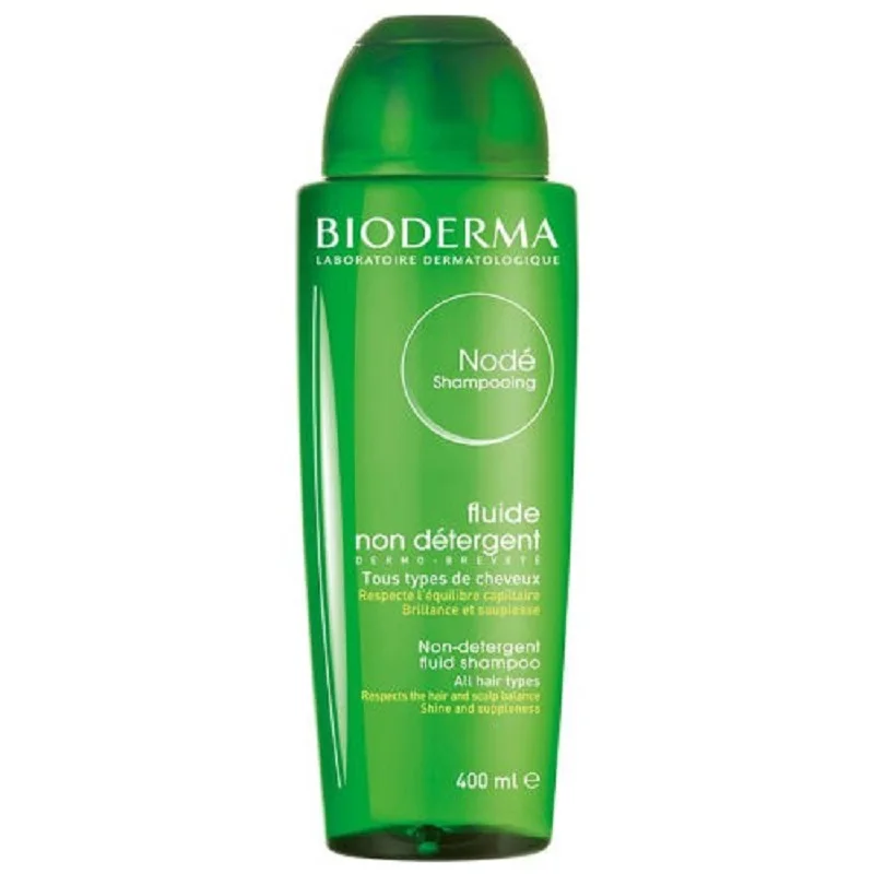 Bioderma Node Fluide Non-detergent Shampoo 200/400 ml Treatment Moisturizing Nourishing Cleanser Suitable for Frequent Use Scalp