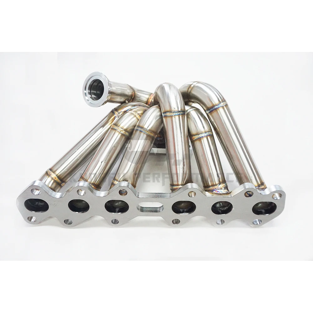 KUNGFU PERFORMANCE SS304 3mm Thick Top Mount 42mm OD Equal Length 2jz-gte 2JZ GTE T4 Supra 2JZGTE Turbo Manifold