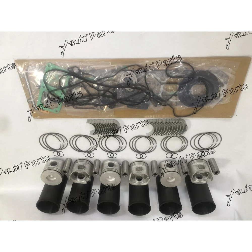 6D16 Cylinder Liner Kit With Gasket Kit For MITSUBISHI diesel engine