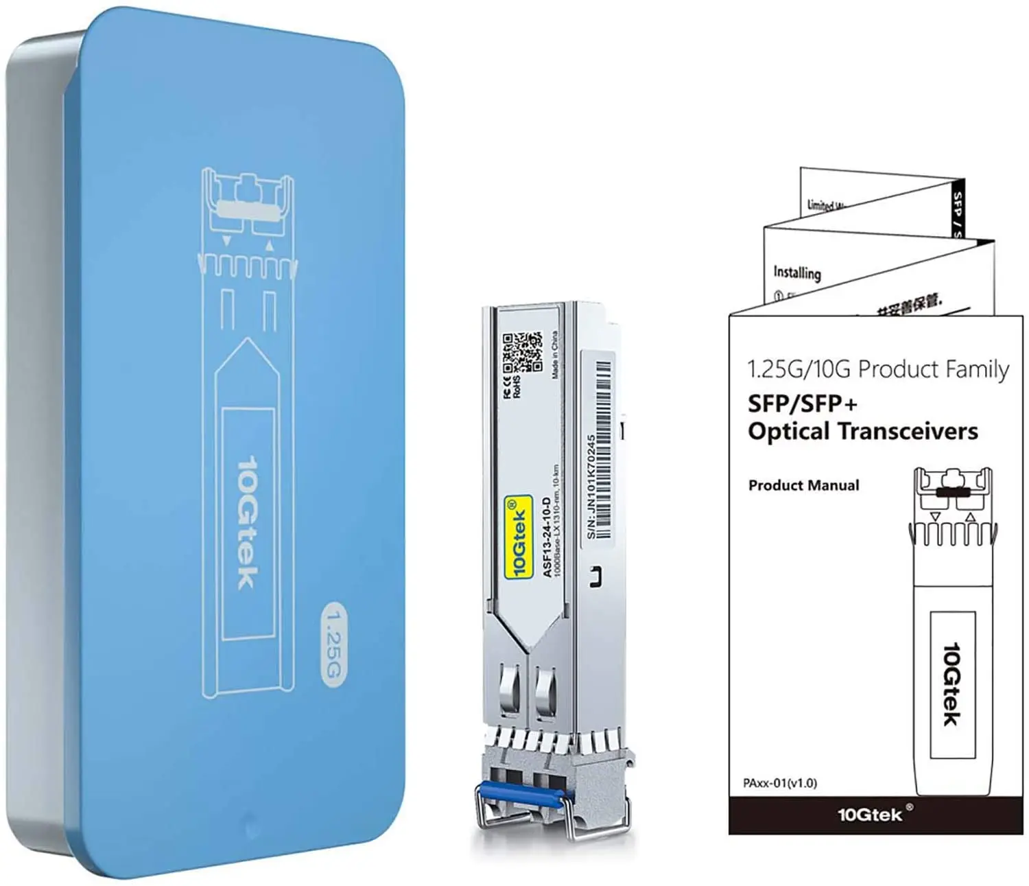 トランシーバーモジュールsfp,1.25g,13 nm smf,最大10 km,デュアルlc,cisco GLC-LH-SMD用,タブC,同等,D-LINK