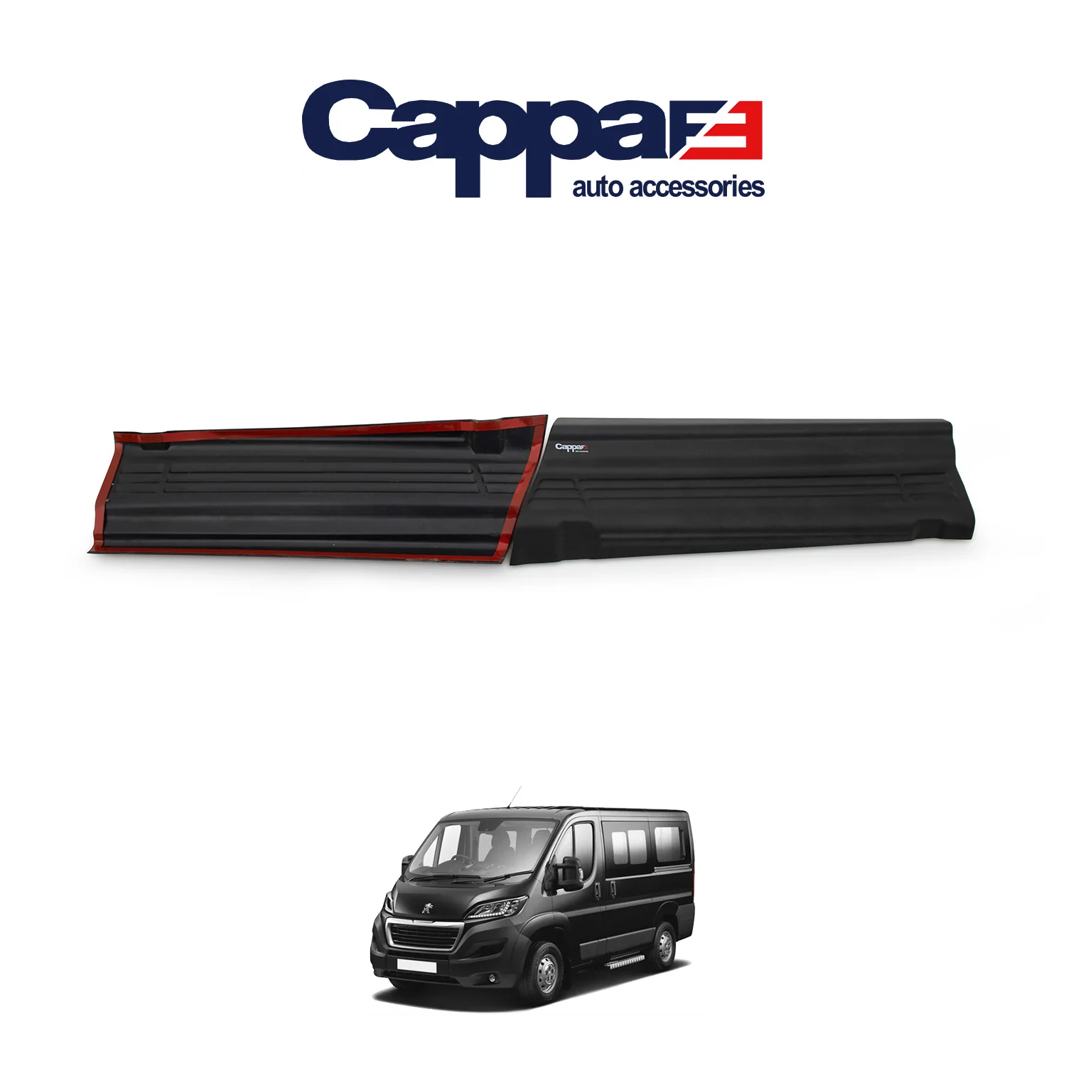 CAPPAFE Door Sill Set 2 Pieces for Peugeot Boxer 2014 Above