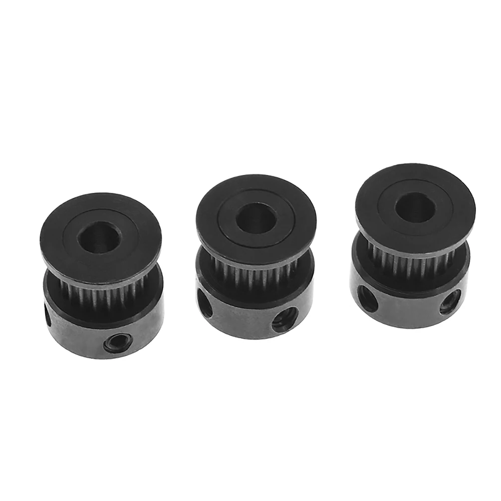 1 SZTUK części do drukarek 3D 20 zębów GT2 Koło pasowe rozrządu Otwór 5 mm 6,35 mm 8 mm dla szerokości 6 mm GT2 pasek synchroniczny 2GT Pasek 20 zębów koło pasowe — zdjęcie 3
