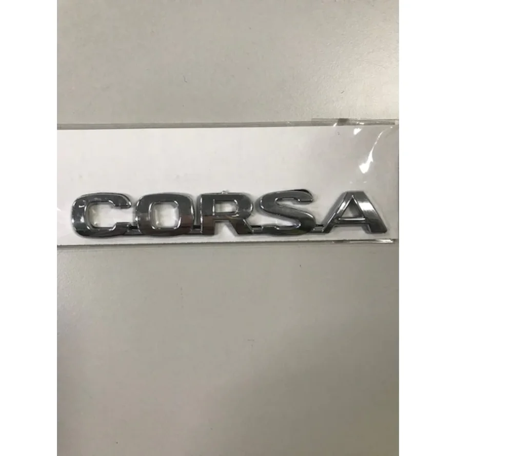 

For Opel Corsa Write Letter Emblem Front Rear Bumper 5 Pieces Car Auto Accessory Sport Quality