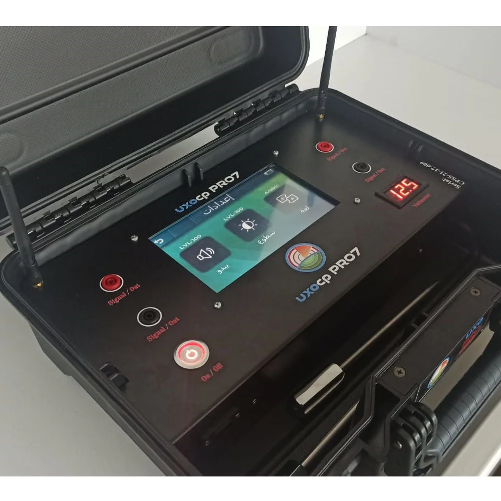 Uxo CP PRO7 Area Scanning Device 1.5 Kilometer Area Scanner English Arabic and Germany Language Option