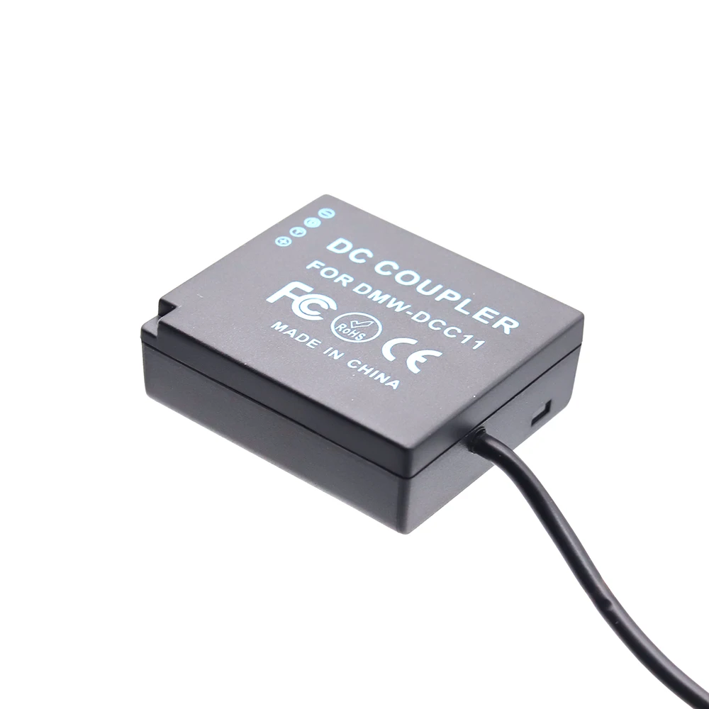 DC Coupler For DMW-DCC11 Dummy Battery 4017 Female for Lumix DMC-GF6 GF5 GF3 GX7 S6 ZS100 LX100 GX85 LX100 ZS110 TZ80 etc.