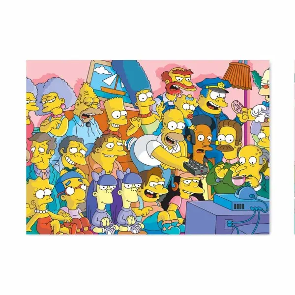 Placa Decorativa Personagens Os Simpsons