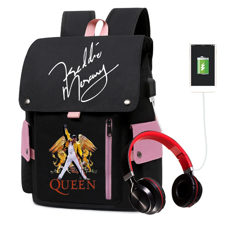 Sac à dos d\'école mignon Freddie Mercury pour enfants, cadeau Girly, 2022