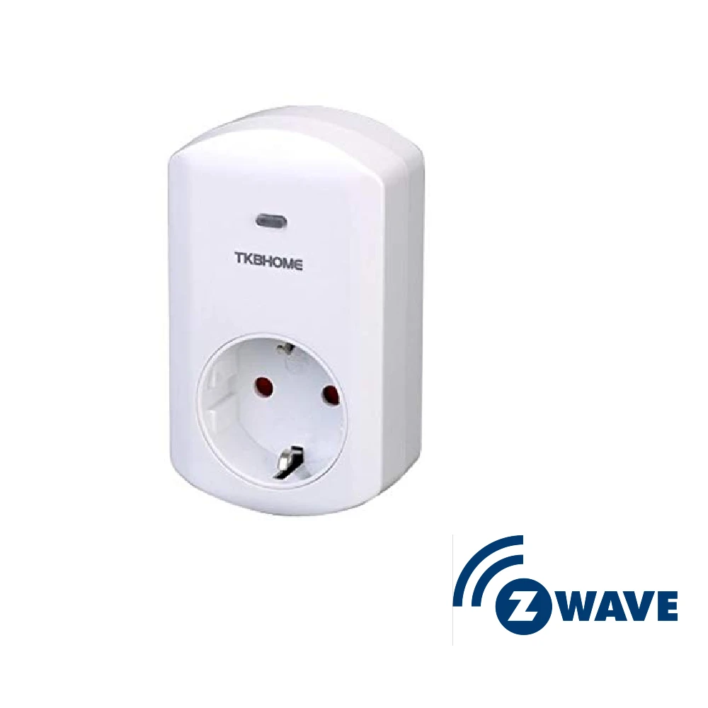 

Z-Wave TKB Wall Plug Built-in single Relay On-Off EU Freq 868MHz 220V AC TZ68-G