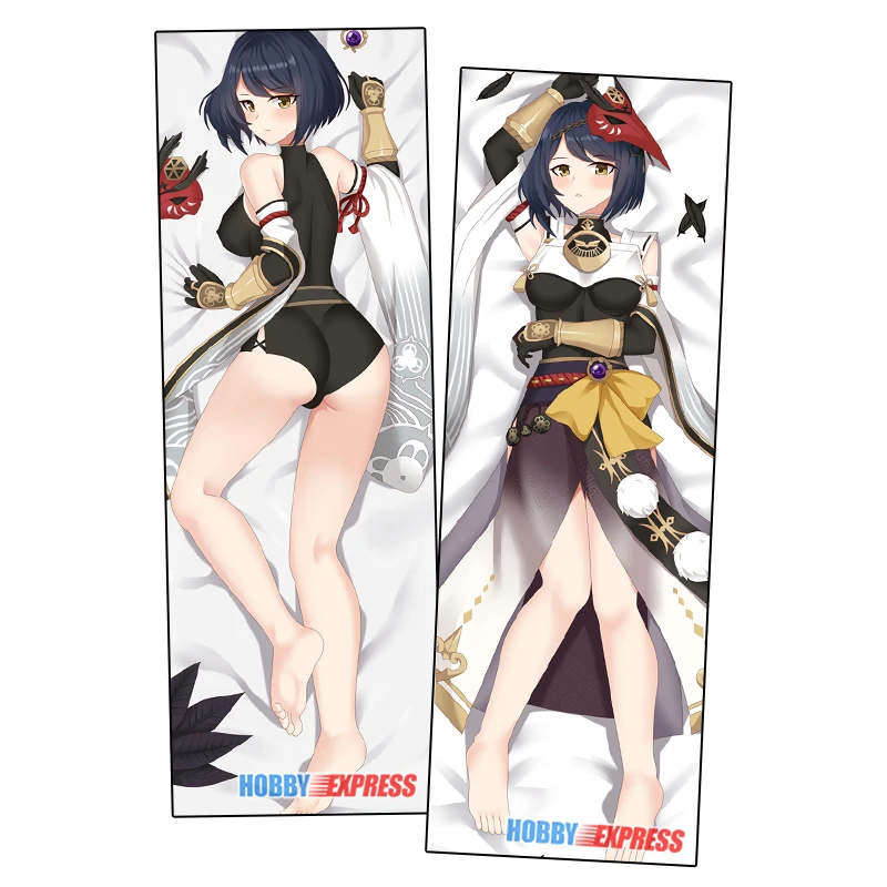 Hobby Express Anime Dakimakura Japanese Otaku Waifu Hugging Body Pillow Cover Case Kujou Sara Genshin Impact 211036