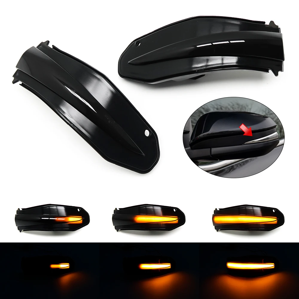 For Toyota Harrier XU60 XU80 2013-2020 2021 LED Dynamic Turn Signal Light Side Wing Rearview Mirror Indicator Lamp Blinker Trim