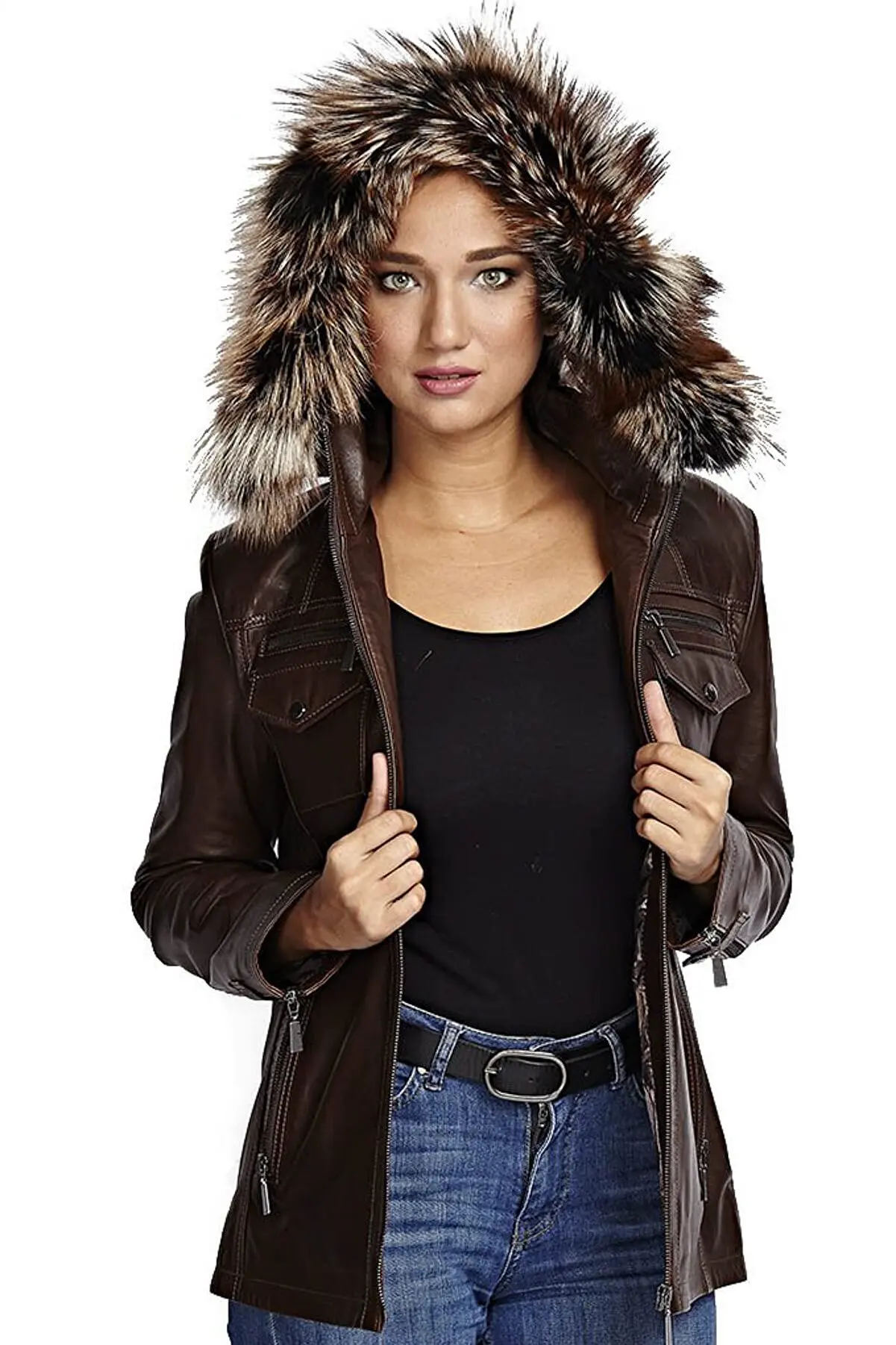 Women Genuine Sheepskin Jacket Autumn Spring Montları New Fashion Design Clothes Soft Quality Leather Jackets