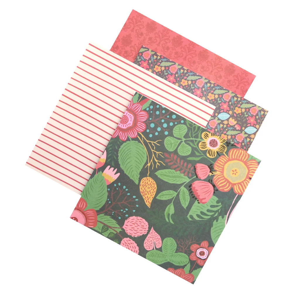 Creative Path 6 Zoll Scrapbooking-Papier Naturblumen Scrapbook Dekoratives Hintergrundpapier Einseitig Journaling Origami-Papier – Detail 7