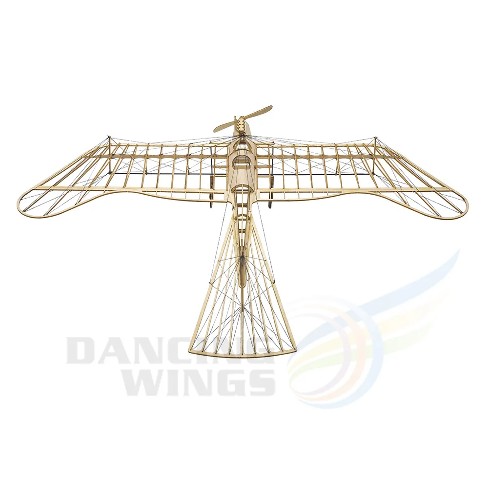 Dancing Wings Hobby VX15 1:31 Etrich Taube(Dove)Static model Airplane DIY Wooden Toys 3D Building Kit Puzzle Gift for Decoration