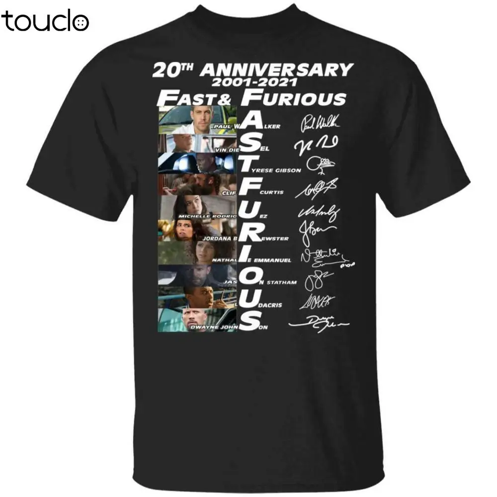 20th Anniversary Fast & Furious 2001 2021 Signature Shirt