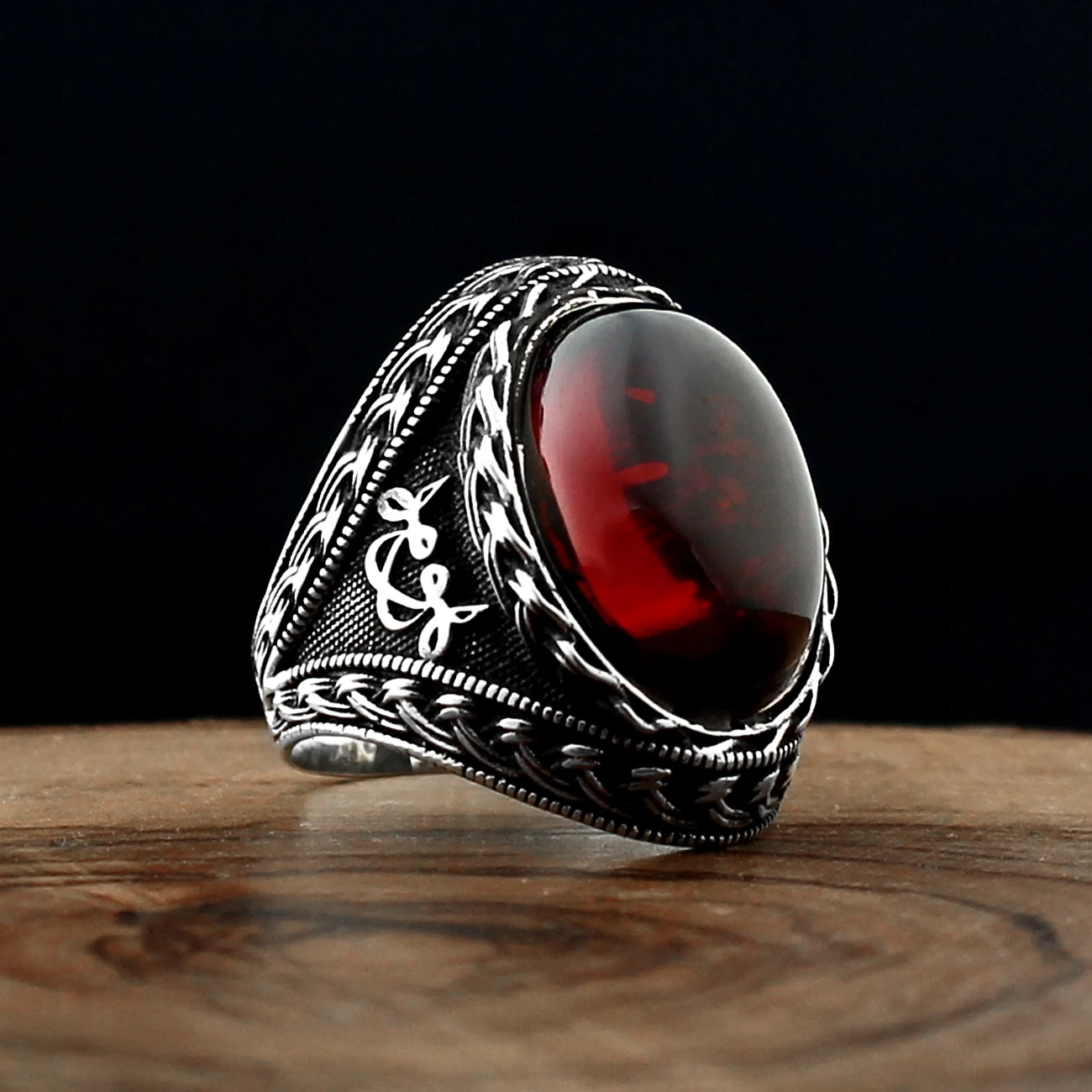 Pure 925 Sterling Silver Natural Stone Ring For Men Women High quality Jewelry Fashion Vintage Hand Made Gift Aqeeq Onyx Zircon Punk Retro Mens Accessory All Size