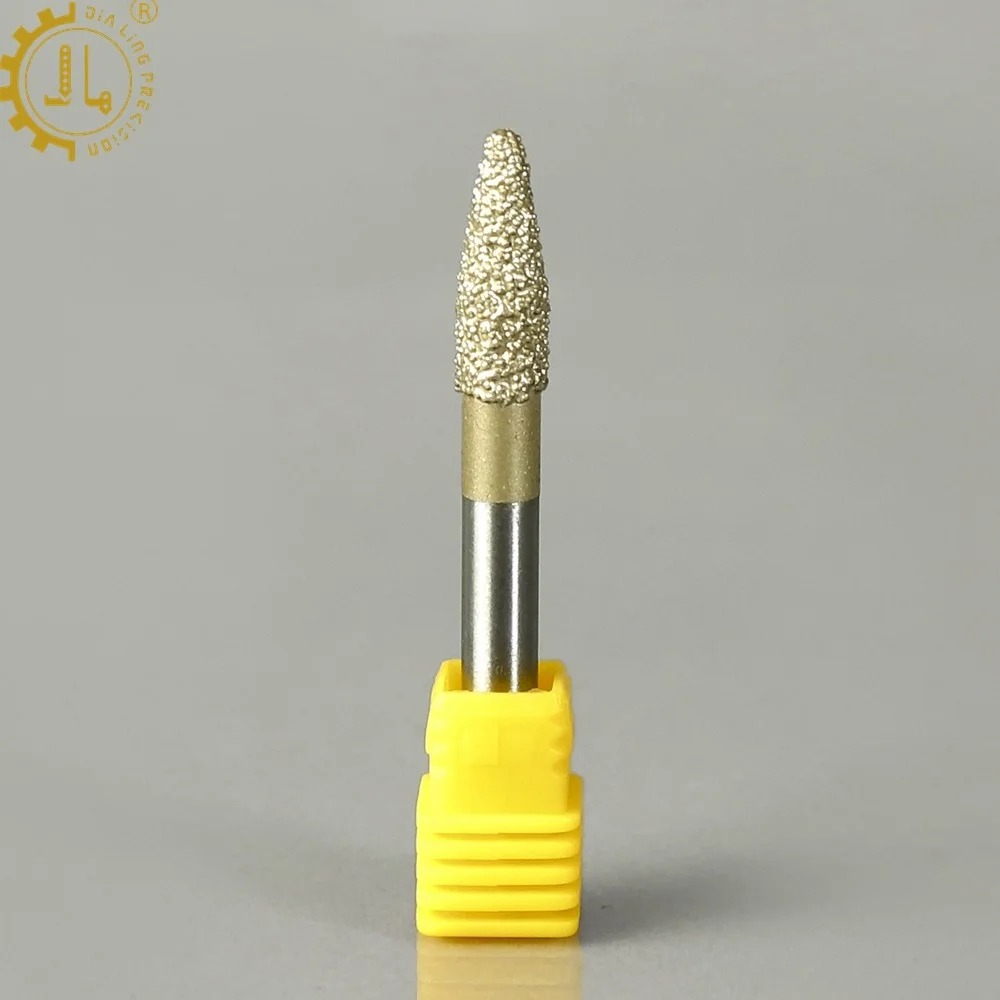 CNC Diamond Stone Carving Tools Milling Cutter Granite Engraving Bits Tool For Marble Stone Carving