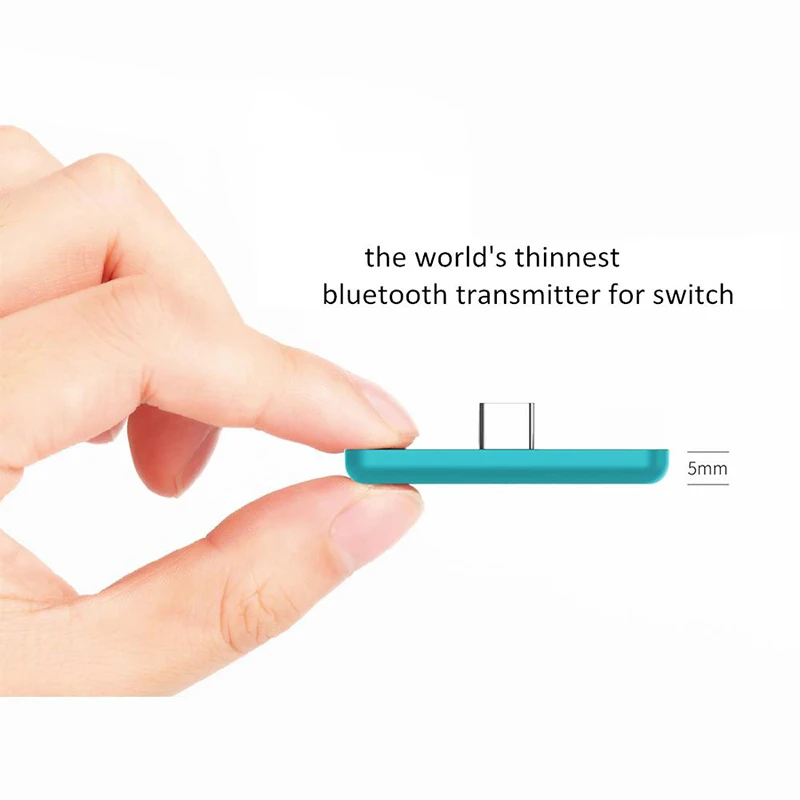 GuliKit NS07 Route Air Wireless Bluetooth Adapter Audio USB-C Transmitter with Microphone for the Nintend Switch/Lite PS4 PS5