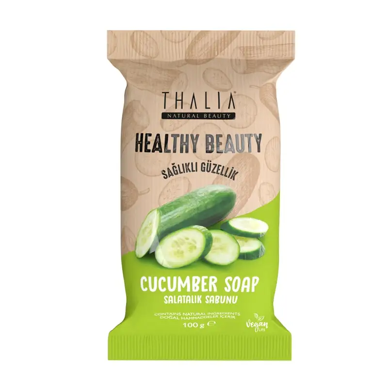 Healthy & Beauty Cucumber Soap, Hygienic Soap-100g