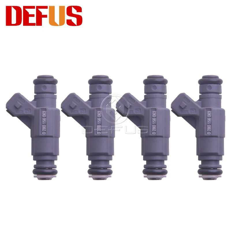 

DEFUS 4PCS Fuel Injector Nozzle 0280156063 06A906031BC FJ896 For Au-di TT Quattro 1.8L L4 2003-2006 Brand NEW Injection Bico