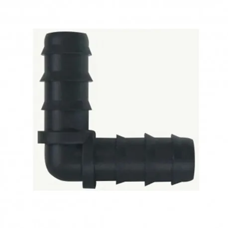 16mm black drip elbow