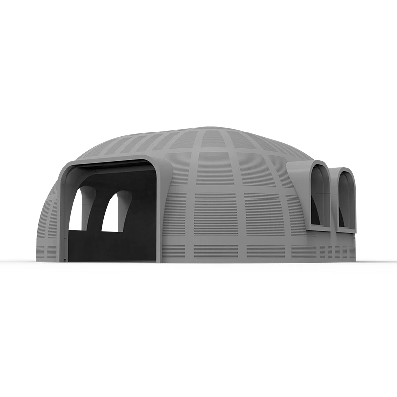 Prefab and graphene dome house and boat Geodesic  building prefabricated  for vacation（82square meters）