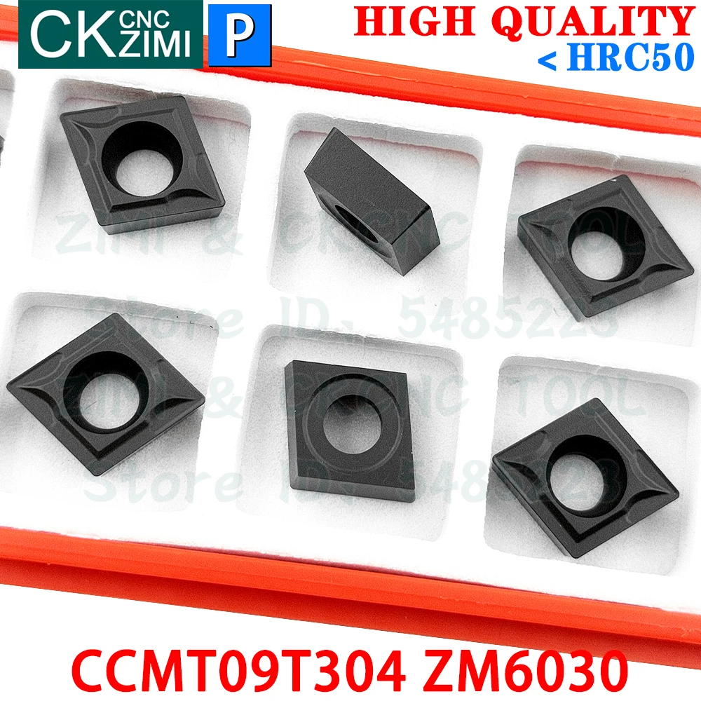 CCMT09T304 ZM6030 CCMT 09T304 ZM6030 كربيد إدراج الخارجية تحول إدراج أدوات سلبية ماكينة بتحكم رقمي بالكمبيوتر مخرطة معدنية أداة القطع