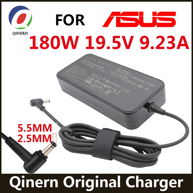 180W 19.5V 9.23A 5.5*2.5MM zasilacz do laptopa Asus ROG G75 G75VW GL502VTGL502V G75VX GL502 G750JMN ładowarka do gier zasilacz