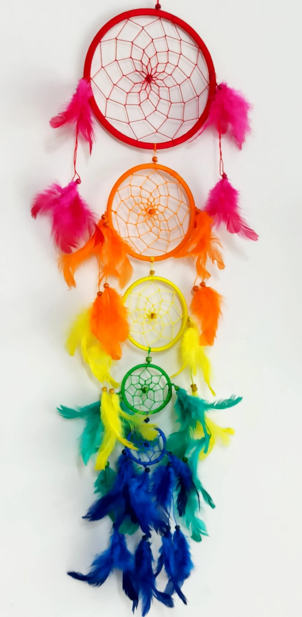 Rainbow Colors, Evil Dream Repellent, Colorful Dreamcatcher Wall Decoration