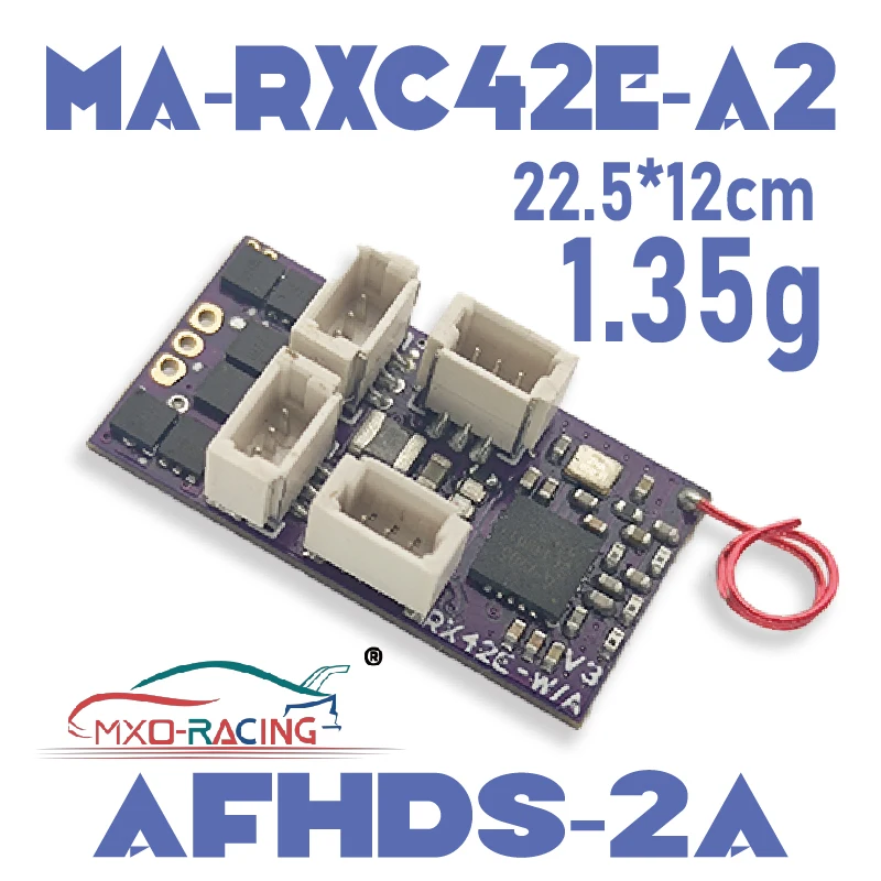 

CROSSOVER-RX Ma-RX42E-A2/A2-G(FLYSKY-AFHDS-2A) Built-in brushless ESC/GYRO/SR3X/5CH MicroRX/TELEM